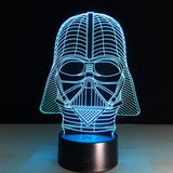 Darth Vader 3D LED Night Light