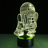 R2D2 3D LED Night Light