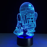 R2D2 3D LED Night Light