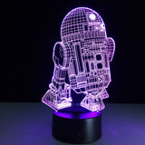 R2D2 3D LED Night Light
