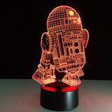 R2D2 3D LED Night Light