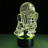 R2D2 3D LED Night Light