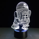 R2D2 3D LED Night Light