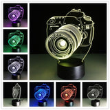 Camera 3D LED Night Light