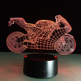 Motorcycle 3D LED Night Light