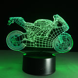 Motorcycle 3D LED Night Light