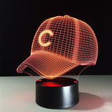 Chicago Cubs Hat 3D LED Light