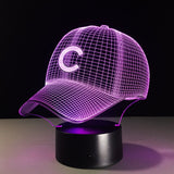 Chicago Cubs Hat 3D LED Light