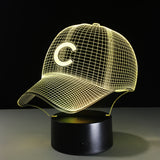 Chicago Cubs Hat 3D LED Light