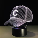 Chicago Cubs Hat 3D LED Light