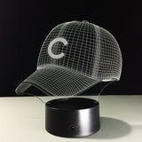 Chicago Cubs Hat 3D LED Light