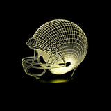 Football Helmet 3D LED Night Light