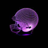 Football Helmet 3D LED Night Light