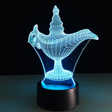 Aladdin Lamp 3D LED Night Light