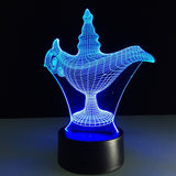 Aladdin Lamp 3D LED Night Light