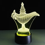Aladdin Lamp 3D LED Night Light