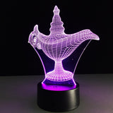 Aladdin Lamp 3D LED Night Light