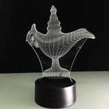 Aladdin Lamp 3D LED Night Light