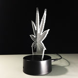 Marijuana Leaf LED Light