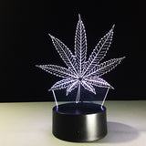 Marijuana Leaf LED Light