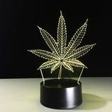 Marijuana Leaf LED Light