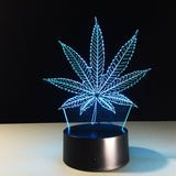 Marijuana Leaf LED Light