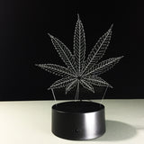 Marijuana Leaf LED Light