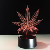 Marijuana Leaf LED Light