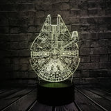 Millennium Falcon 3D LED Light