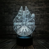 Millennium Falcon 3D LED Light