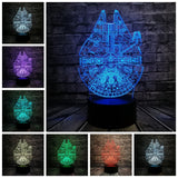 Millennium Falcon 3D LED Light