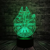 Millennium Falcon 3D LED Light