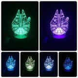 Millennium Falcon 3D LED Light