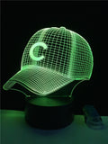 Chicago Cubs Hat 3D LED Light