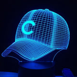 Chicago Cubs Hat 3D LED Light