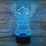 Stitch 3D LED Night Light