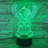 Stitch 3D LED Night Light