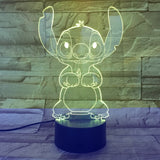 Stitch 3D LED Night Light