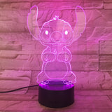 Stitch 3D LED Night Light