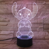 Stitch 3D LED Night Light