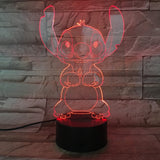 Stitch 3D LED Night Light