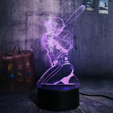 Baseball Player 3D LED Night Light