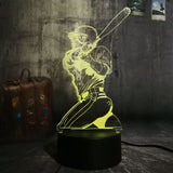 Baseball Player 3D LED Night Light
