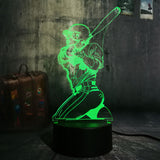 Baseball Player 3D LED Night Light