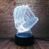 Baseball Glove 3D LED Night Light