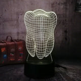 Tooth 3D LED Light