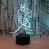 Hockey Player 3D LED Night Light