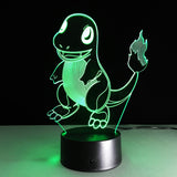 Charmander (Pokemon) 3D LED Light