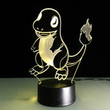 Charmander (Pokemon) 3D LED Light