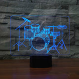 Musical Instruments 3D LED Night Light